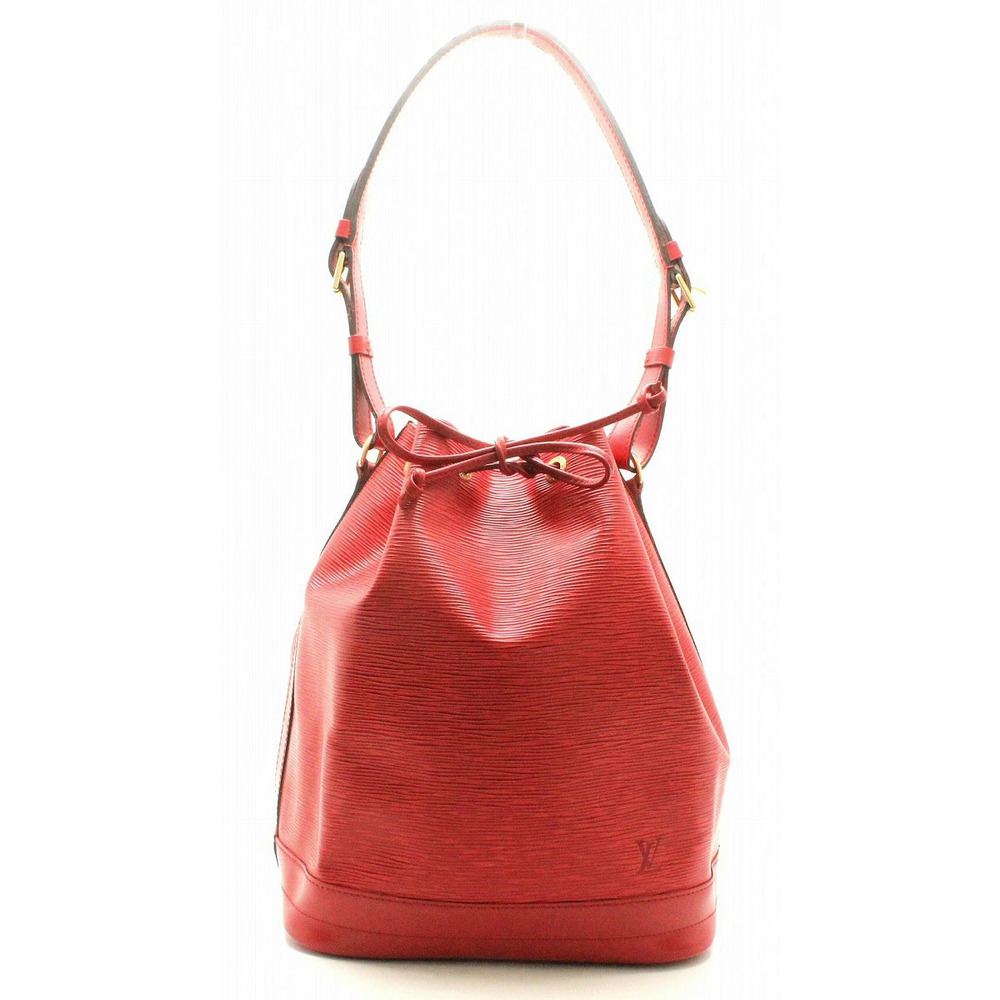 Louis Vuitton Epi Noe Shoulder Bag Hobo Leather Castilian Red